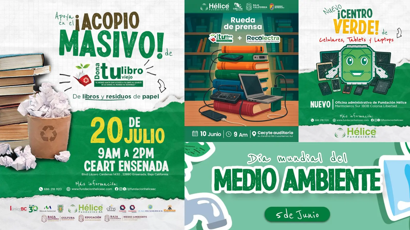 Campañas ambientales e institucionales